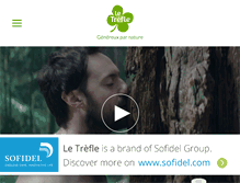 Tablet Screenshot of letrefle.fr